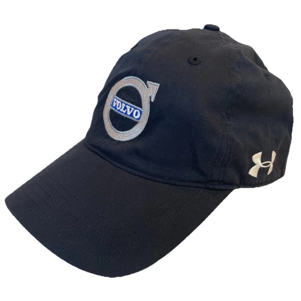 VOLVO Golf Hat Under Armour Strapback Logo Cap Blue Driving America Dad